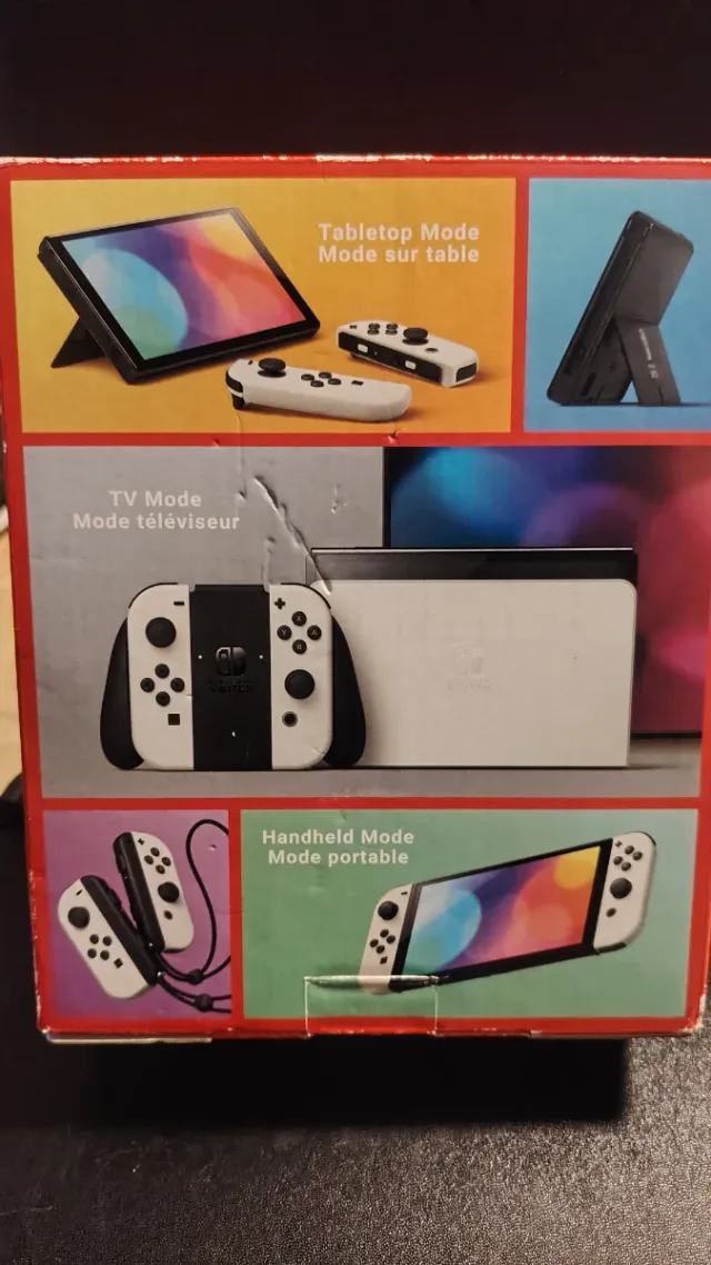 Nintendo Switch OLED Blanca y Negra