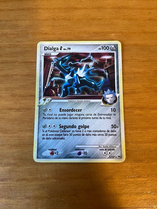 Dialga G Holo 007 Pokémon Platino