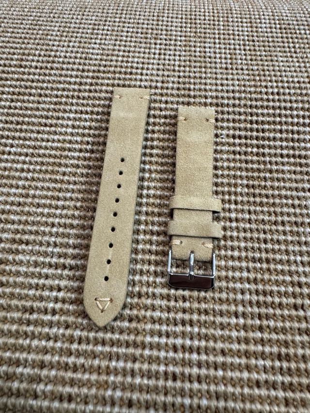 Correa de piel de ante 20mm nueva a estrenar.