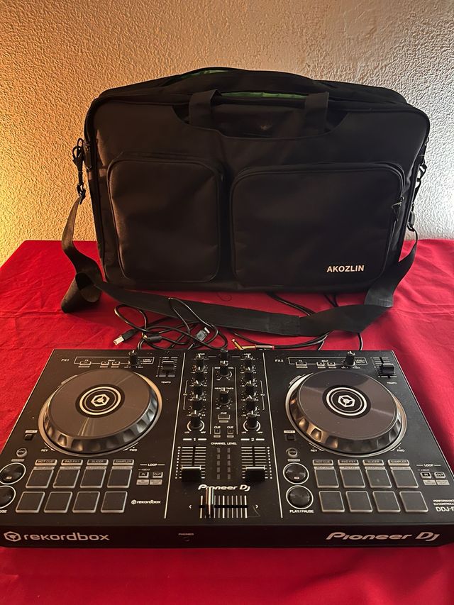 Controladora DJ Pioneer DDJ-RB bolsas y cables