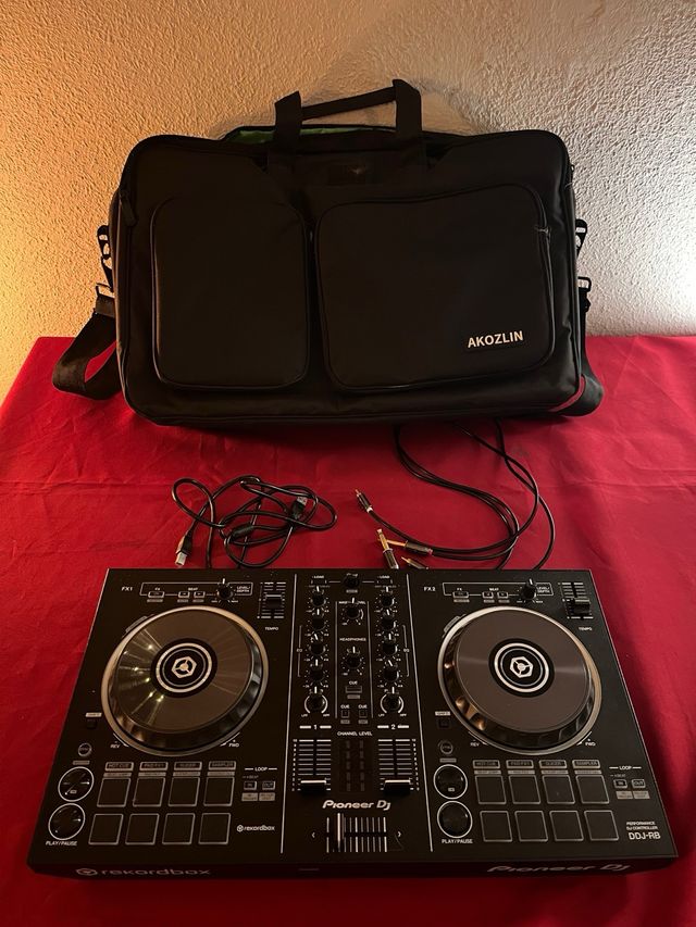 Controladora DJ Pioneer DDJ-RB bolsas y cables