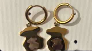 Pendientes Oso Tous Dorados