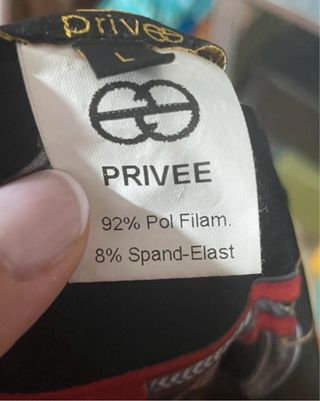 Vestido Privée con estampado de cadenas
