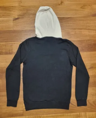 Felpa Pyrex con cappuccio nera taglia S