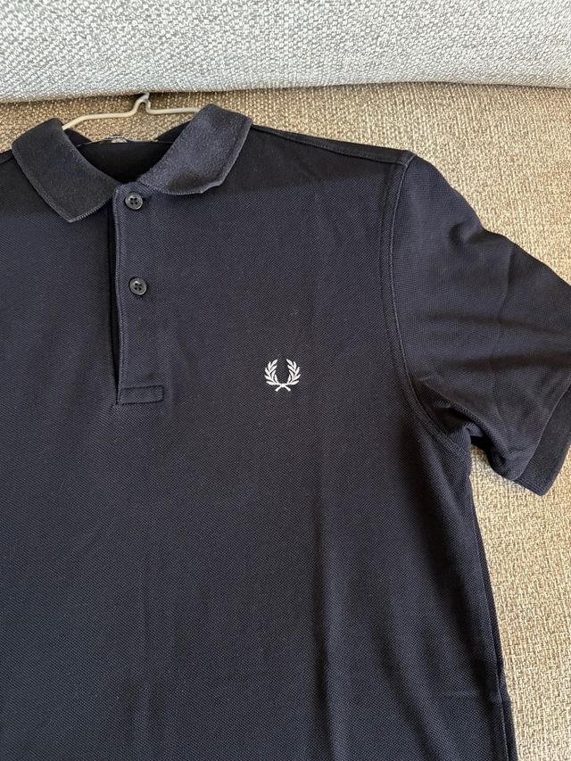 Polo Fred Perry Negro Talla S