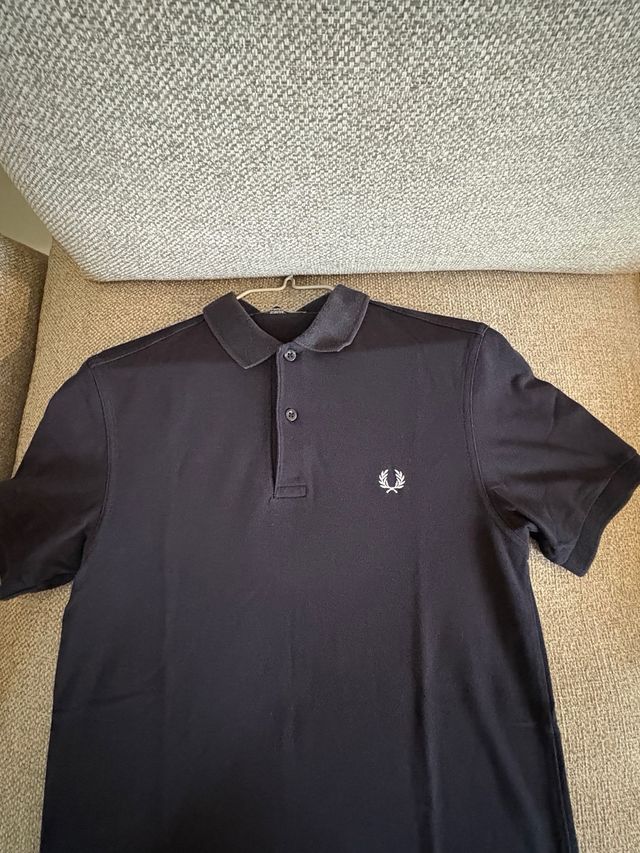 Polo Fred Perry Negro Talla S