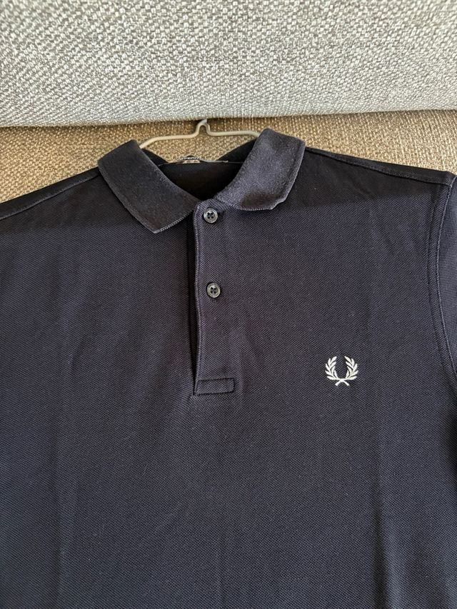 Polo Fred Perry Negro Talla S