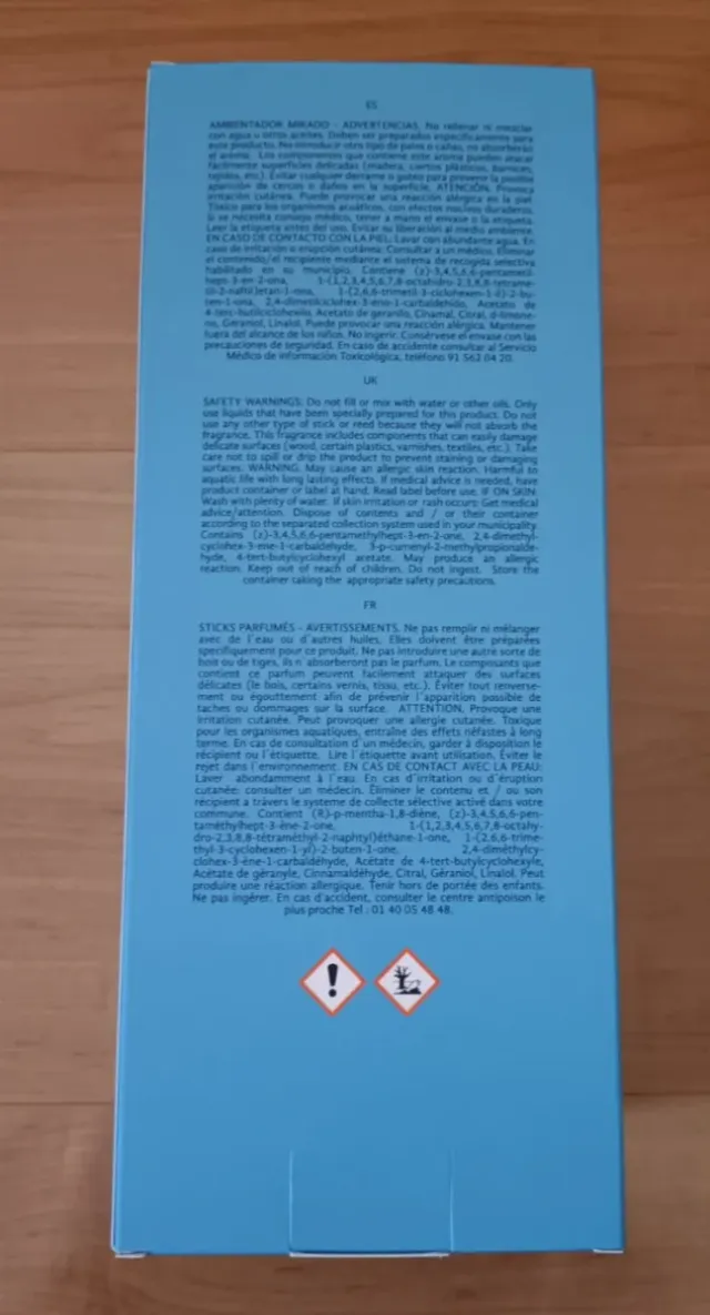 Ambientador Cristalinas Mikado Océano 180ml