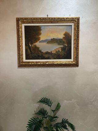 Dipinto Olio Tela Epoca 800/900