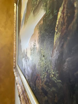 Dipinto Olio Tela Epoca 800/900