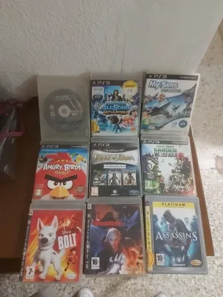 Lote 9 juegos PS3: PES, Call of Duty, Lego, Buzz..