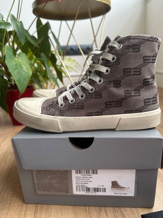 Balenciaga Paris High Top Monogram Talla 37