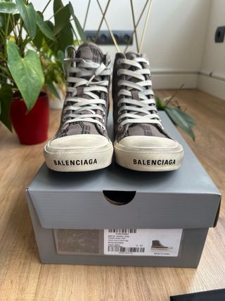 Balenciaga Paris High Top Monogram Talla 37