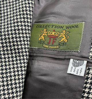 Giacca Pied de Poule uomo, pura lana vergine, 56