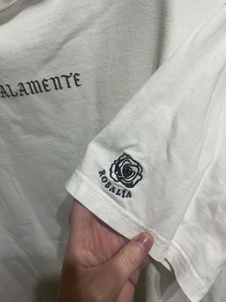 Camiseta Rosalía Malamente Blanca
