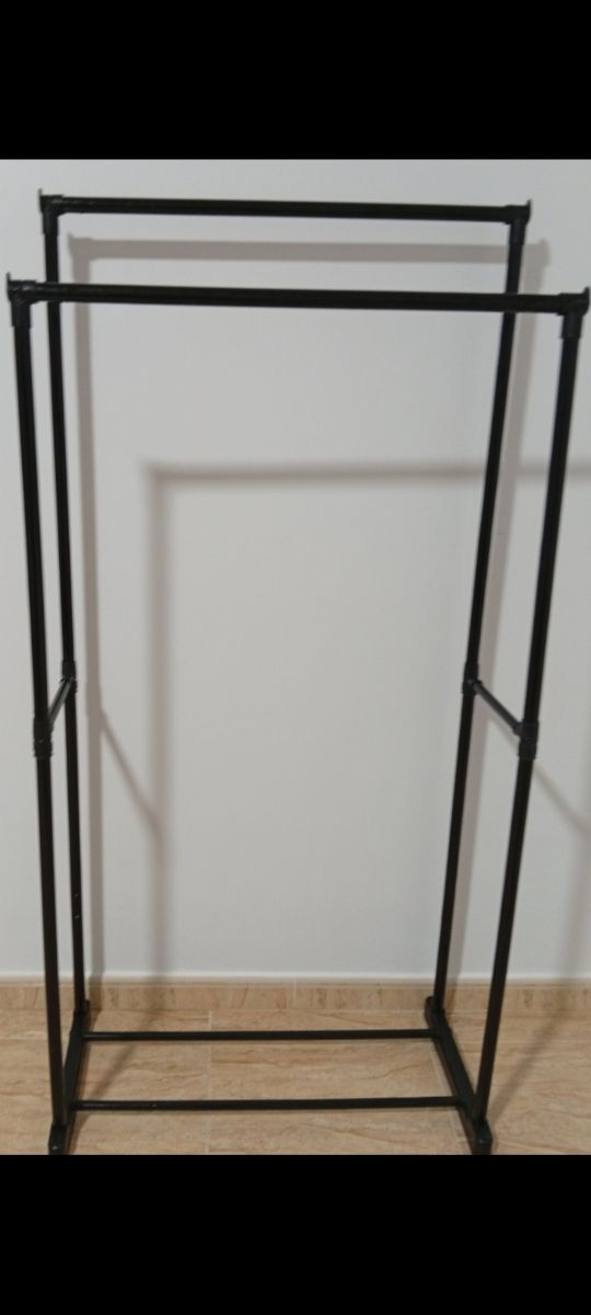 Perchero Metálico Negro