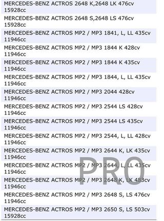 Kit embrague camión mercedes actros nuevo