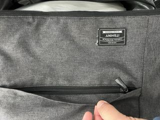 Mochila portátil, escolar o de viaje gris