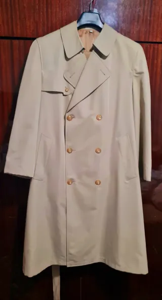 Gabardina Hombre Beige