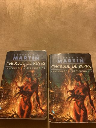 6 libros  de Juego tronos  coleccionables