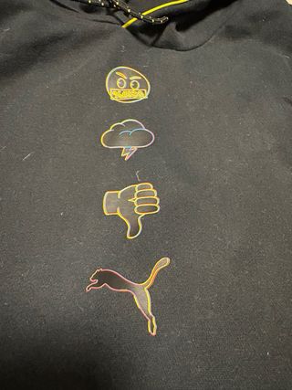 Sudadera Puma x Emoji Talla M Negra