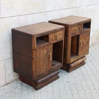 Comodini ArtDeco in legno