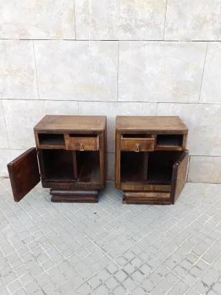 Comodini ArtDeco in legno