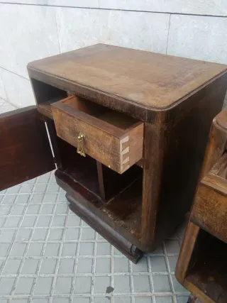 Comodini ArtDeco in legno