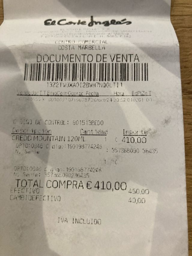 Creed Silver Mountain Water Eau de Parfum 120ml