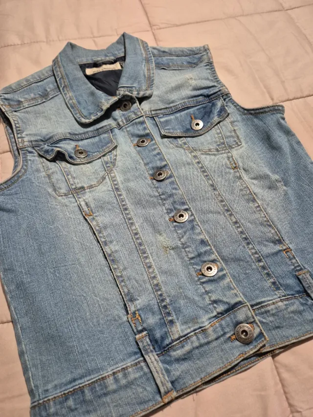 Chaleco Vaquero Be Inside Azul