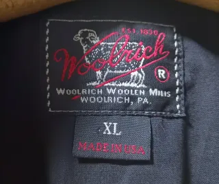 Americana caza made in USA woolrich