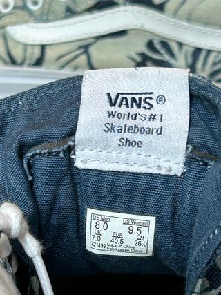 Zapatillas Vans 40,5 Sk8-Hi Slim Zip Indigo Tropic