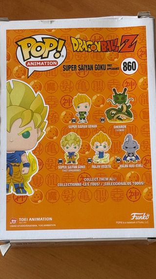 Funko Pop! Dragon Ball Z Super Saiyan Goku 860