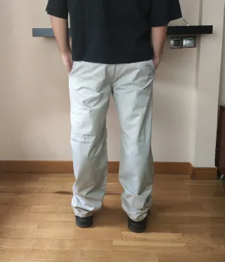 Pantalón de pinzas beige vintage