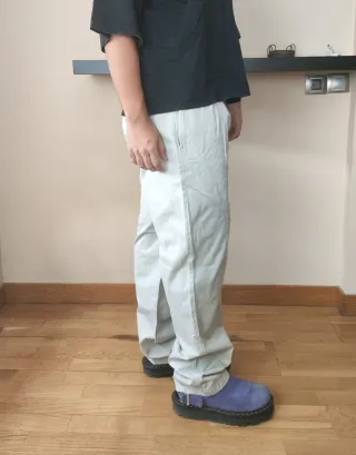 Pantalón de pinzas beige vintage