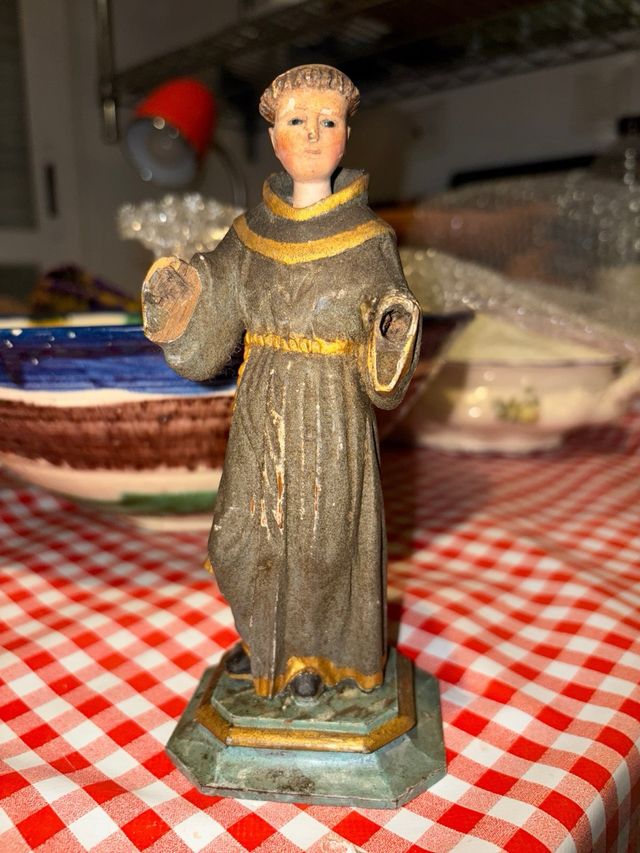 Santo antiguo talla madera