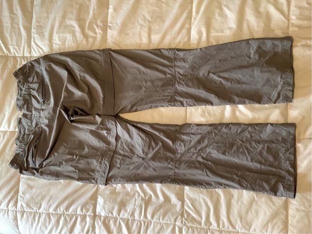 Pantalón trekking desmontable gris