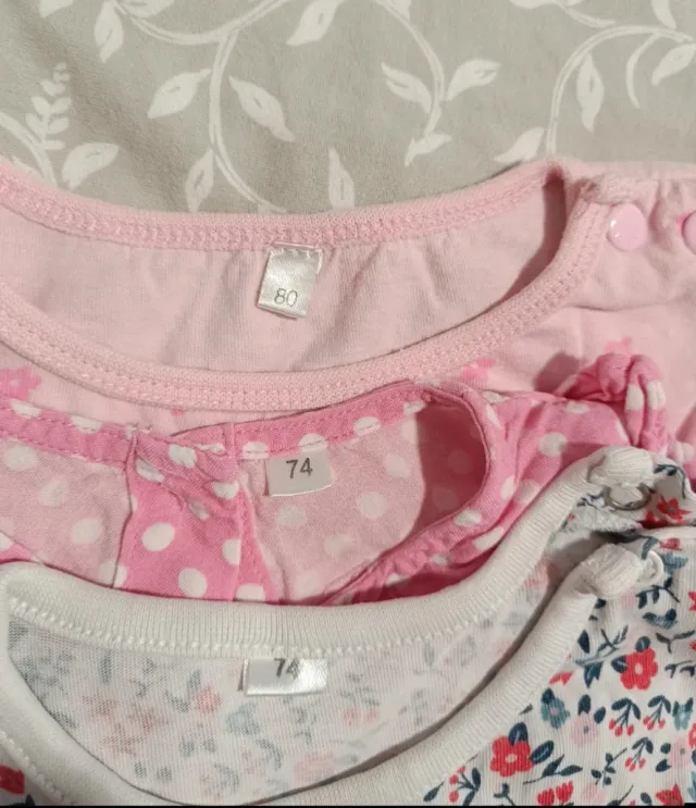 Lote 3 vestidos 9/12 meses
