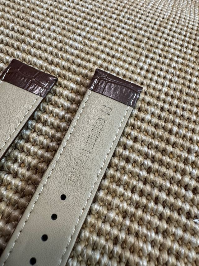 Correa de cuero marrón de 22mm. Nueva a estrenar