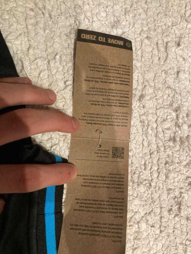 Camiseta Brasil Nike Negra y Azul