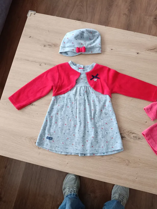 Lote 2 vestidos invierno bebé