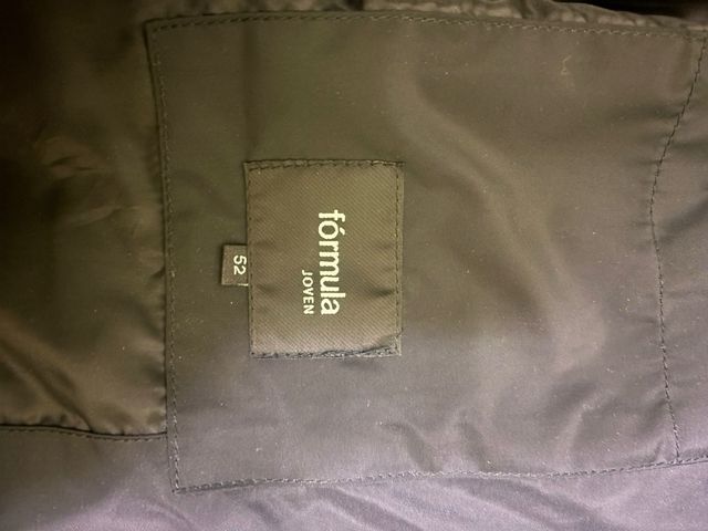 Chaqueta hombre negra