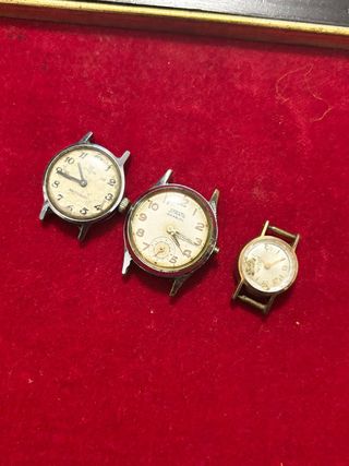 Lote de relojes antiguos