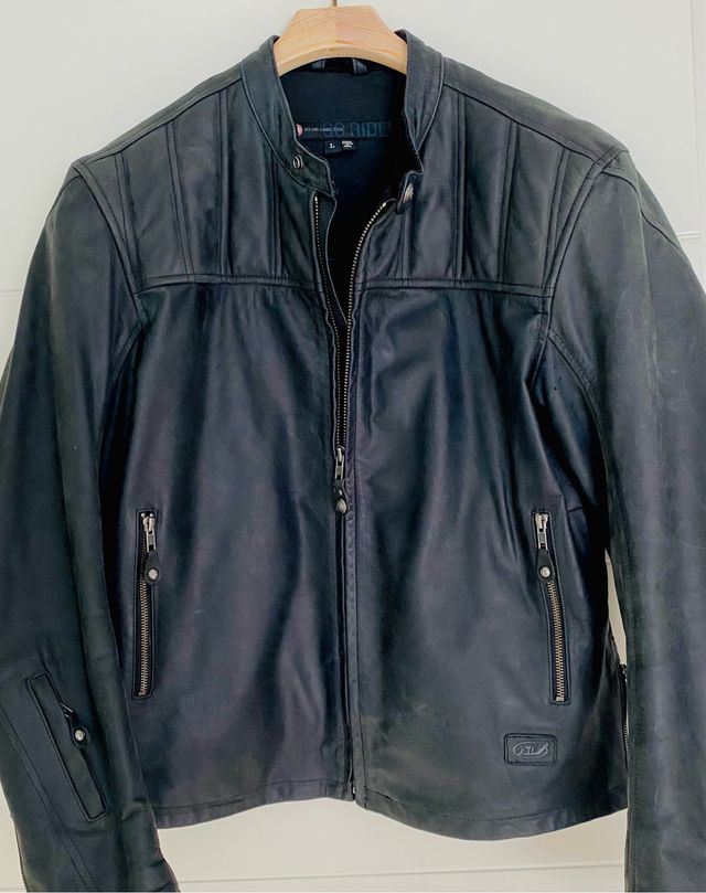 Chaqueta Moto Cuero RSD Enzo Cafe Racer