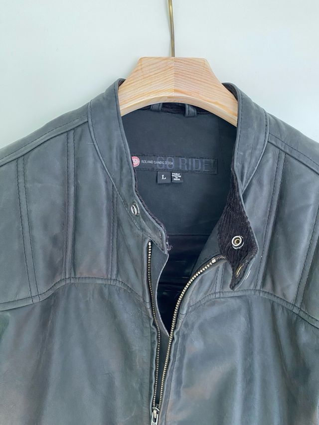 Chaqueta Moto Cuero RSD Enzo Cafe Racer