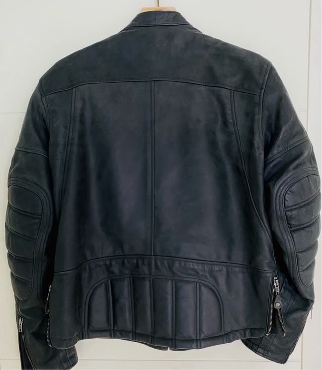 Chaqueta Moto Cuero RSD Enzo Cafe Racer