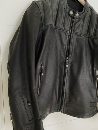 Chaqueta Moto Cuero RSD Enzo Cafe Racer