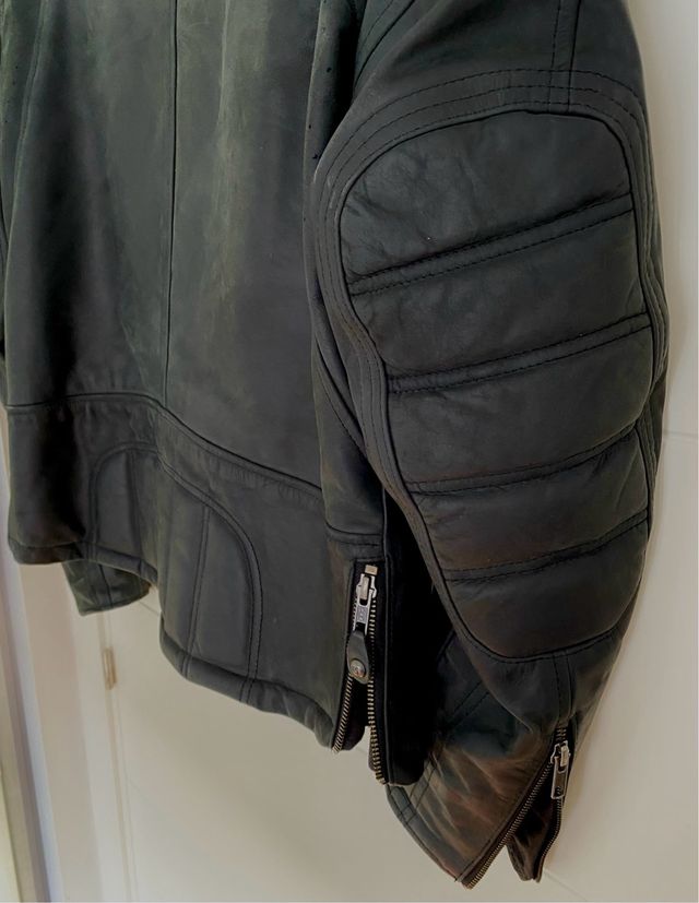 Chaqueta Moto Cuero RSD Enzo Cafe Racer