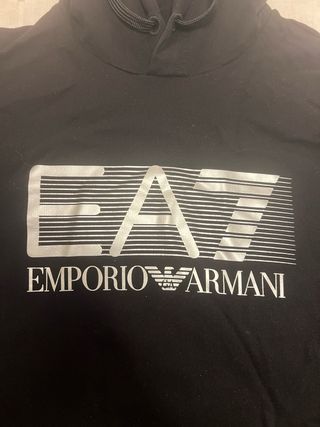 Sudadera EA7 Emporio Armani Negra