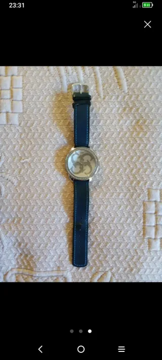 Reloj Guess Original Azul y Plateado